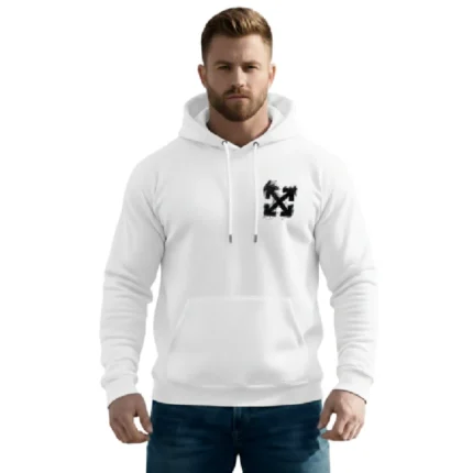 Printed hoodie men